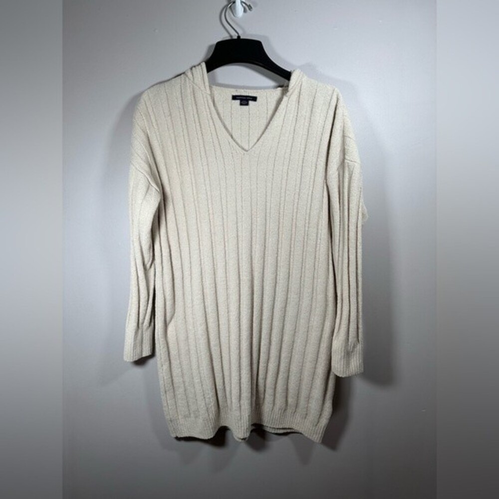 American Eagle Outfitters Sweater Dress Tunic hooded dress women size small